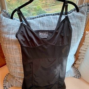 Nasty Gal Black Mesh Panel Dress